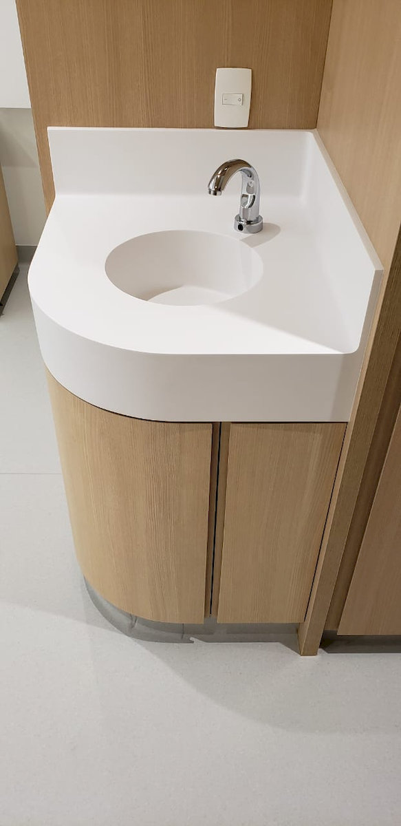 Portifolio area da saude galeria superficie processador premium corian 15