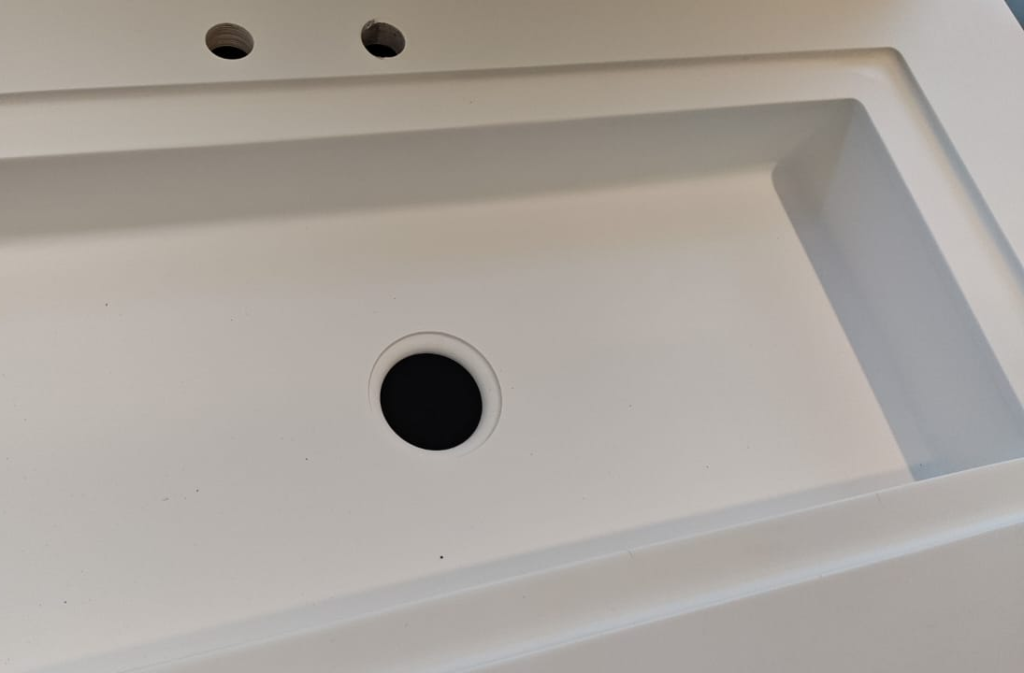 Manutencao em cuba 3 corian depois 1024x673